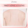 Triệt Lông 1/2 Lưng (8 buổi - Bảo hành 5 năm)